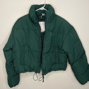 H&M cropped puffer jacket